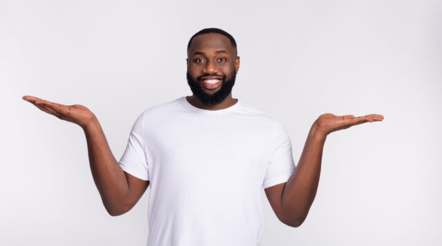 A man considers his options